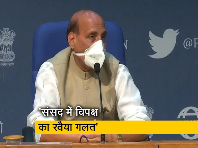 कुछ सांसदों के आचरण से संसदीय गरिमा को गहरी चोट पहुंची : राजनाथ सिंह