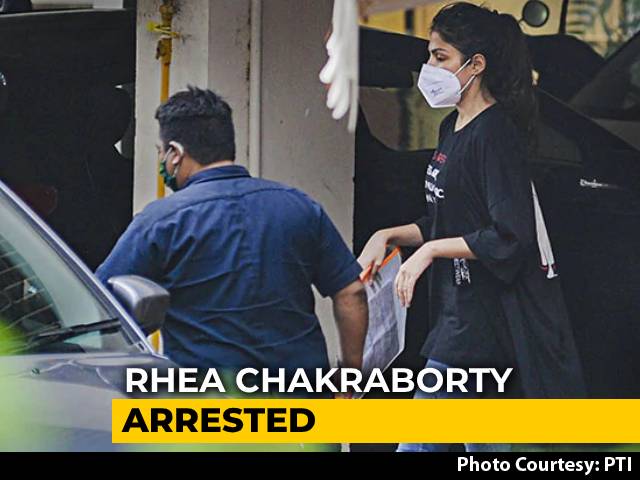 Rhea Chakraborty Arrested After 3-Day Probe