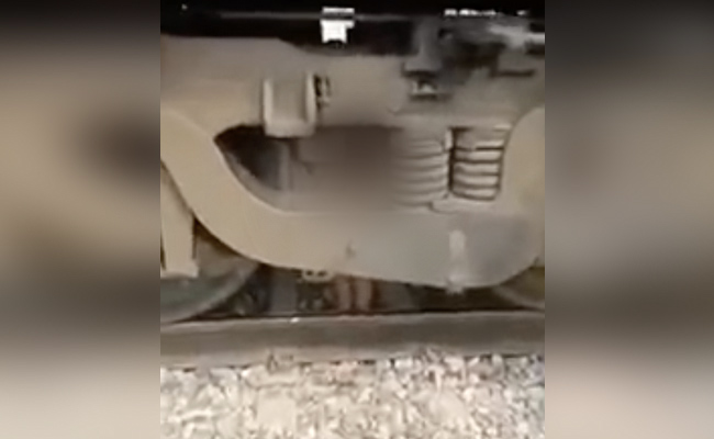 Caught On Camera: Boy, 2, Miraculously Survives As Train Runs Over Him