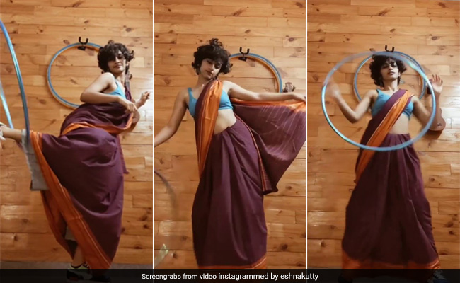 Saree, Sneakers And A Hula Hoop: This Dance To '<i>Genda Phool</i>' Has Twitter Impressed