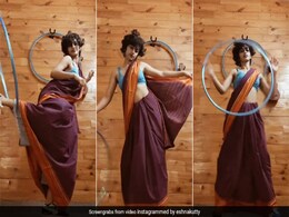 Saree, Sneakers And A Hula Hoop: This Dance To '<i>Genda Phool</i>' Has Twitter Impressed Saree, Sneakers And A Hula Hoop: This Dance To '<i>Genda Phool</i>' Has Twitter Impressed