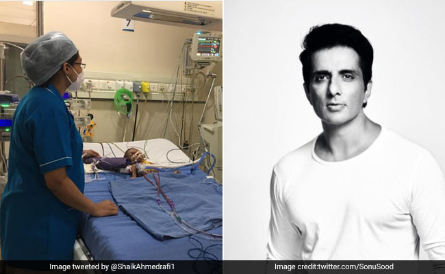 सोनू सूद ने एक बार फिर किया नेक काम, 4 महीने की बच्ची को दिया नया जीवन