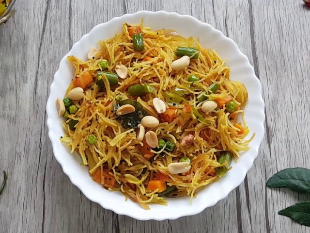 How To Make Vermicelli Upma | Easy Vermicelli Upma Recipe Video