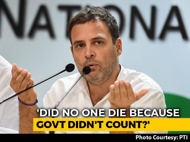 "You Didn't Count So No One Died?" Rahul Gandhi Taunts PM Over Migrants