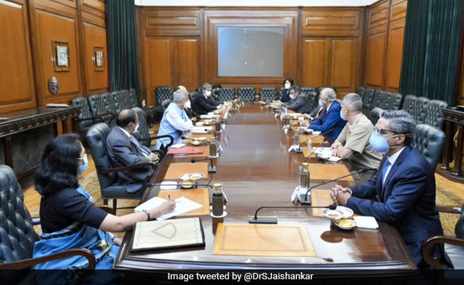 S Jaishankar Holds Talks With US Special Envoy For Afghanistan Khalilzad