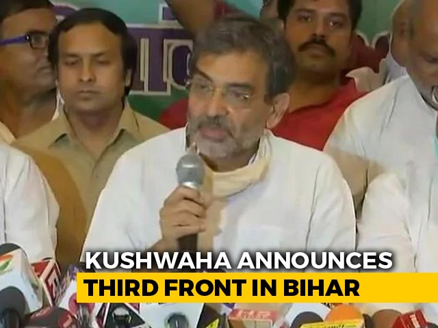 Ex-Union Minister Upendra Kushwaha, Out of Options, Talks Bihar 3rd Front