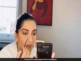 Sonam Kapoor's DIY Makeup Tutorial For Metallic Eyes And Nude Lips Is Easy Glam Sonam Kapoor's DIY Makeup Tutorial For Metallic Eyes And Nude Lips Is Easy Glam