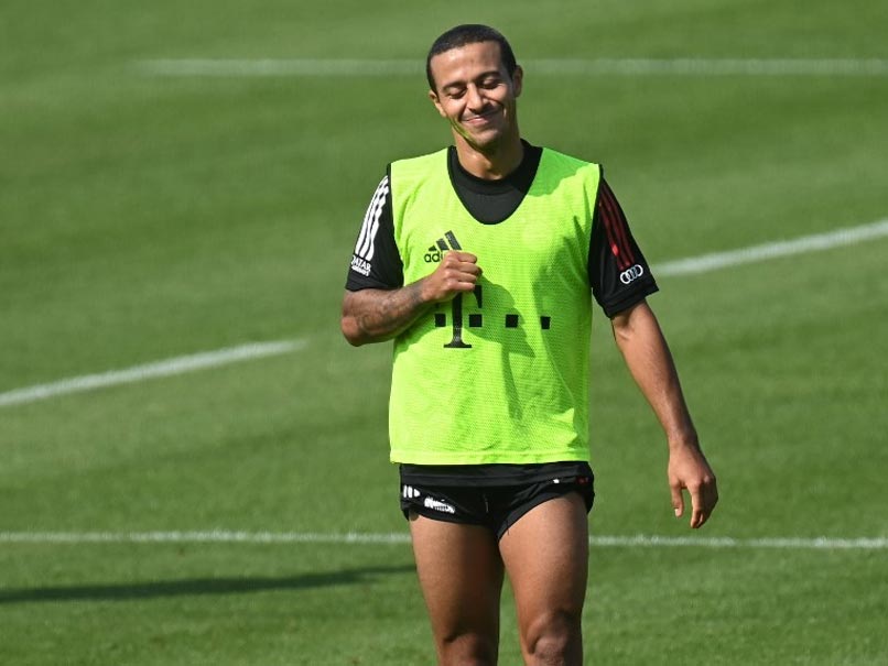 Premier League Target Thiago Alcantara Reports For Bayern Munich Training