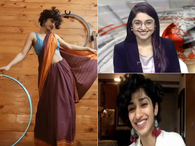 #SareeFlow Sensation On NDTV