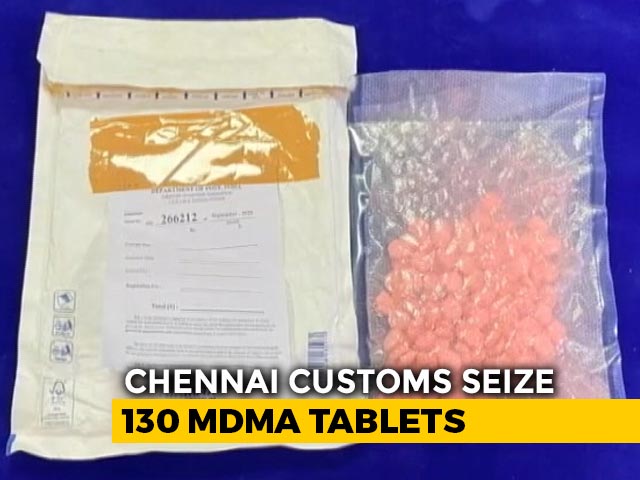 Parcel Containing Over 100 Ecstasy Pills From France Seized At Chennai Airport