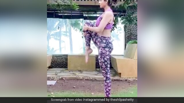 Shilpa Shetty Kundra: Eka padasana can have a calming effect on your body