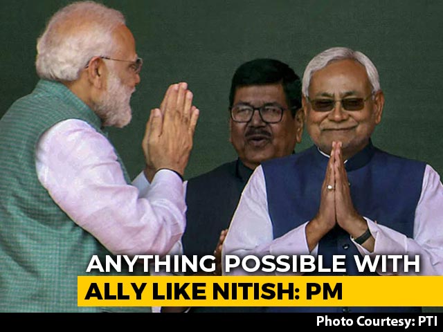 "With A <i>Sahyogi</i> Like Nitish Kumar": In PM Modi's Praise, A Message