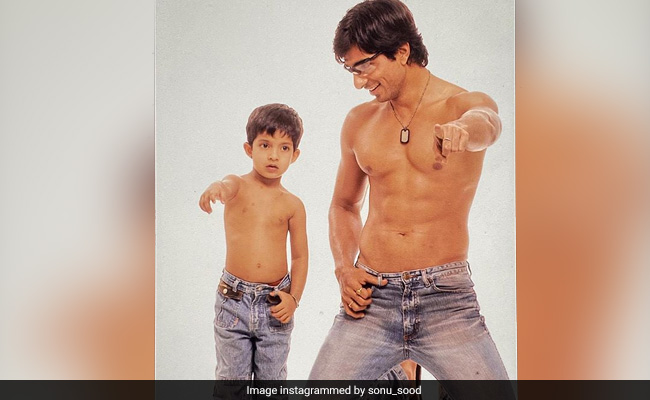 Sonu Sood's Got Major Fitness "Competition" From His Pint-Sized "Hero"