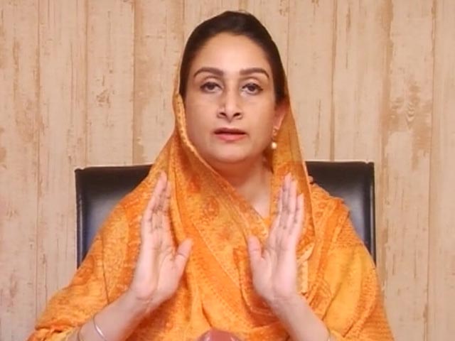 Wrong To Call Modi Government Anti-Farmer: Harsimrat Badal To NDTV