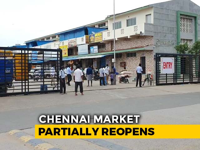 Chennai's Super-Spreader Market Partially Reopens With Strict Guidelines