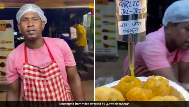 <i>Pani Puri</i> Seller's No-Touch Dispensing Machine Is A Hit With Street-Food Lovers