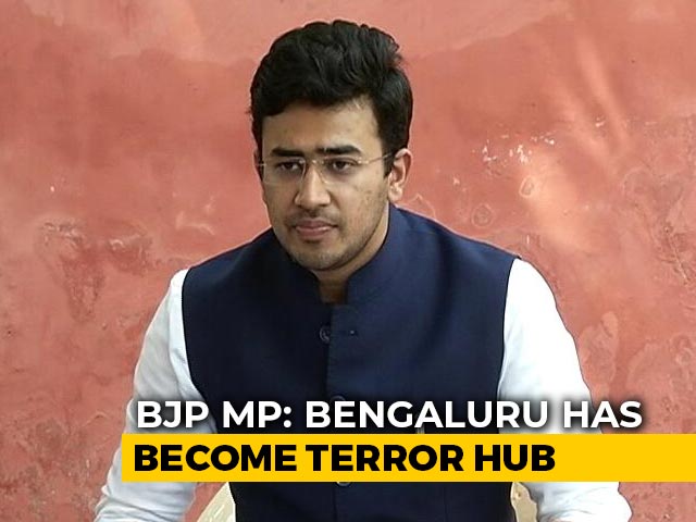 "Bengaluru Has Become Terror Hub In Last Few Years": BJP MP Tejasvi Surya