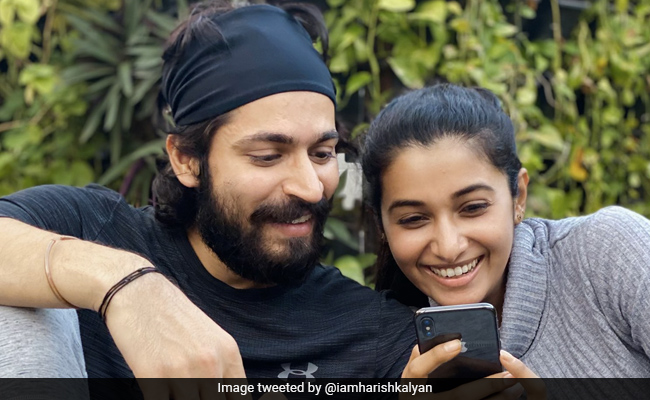 Harish Kalyan's "Love Is In The Air" Post With Priya Bhavani Shankar Leaves The Internet Confused