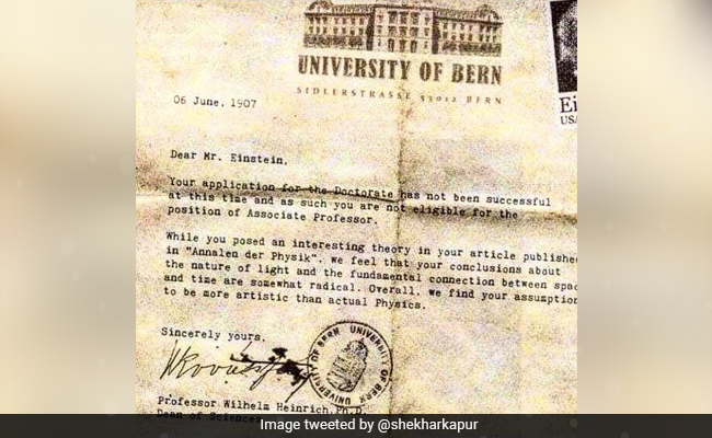 Fact-Checked: Truth Behind Letter Rejecting Albert Einstein, Shared By Shekhar Kapur