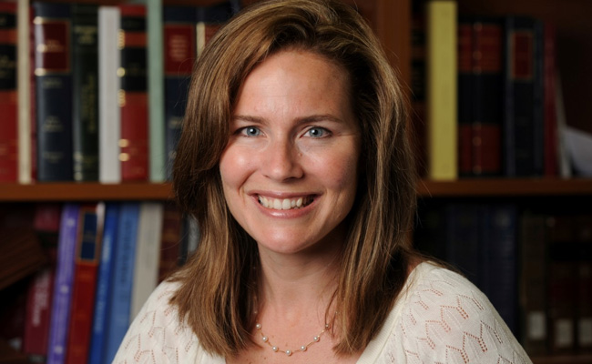 Trump To Nominate Amy Coney Barrett As New Supreme Court Judge: Report