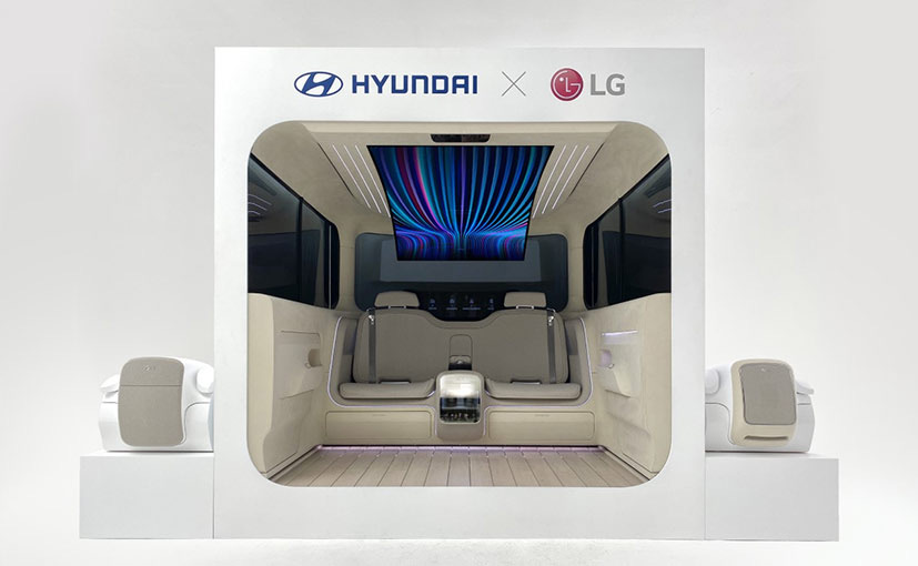 Hyundai Partners With LG For The IONIQ Cabin Concept For EVs