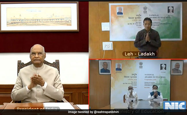 President Ram Nath Kovind Confers National Awards To 47 Teachers Across India
