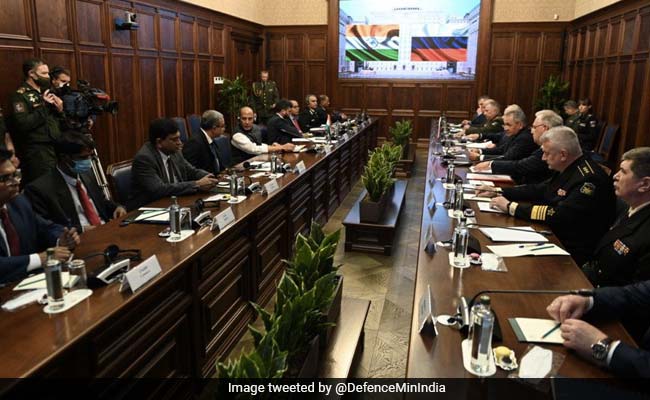Defence Minister Rajnath Singh Holds Talks With Russian Counterpart