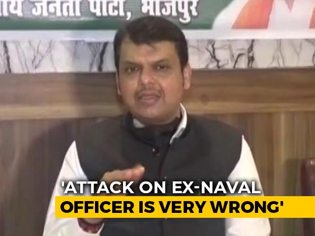 "State-Sponsored Terror": Devendra Fadnavis On Ex-Navy Officer's Assault