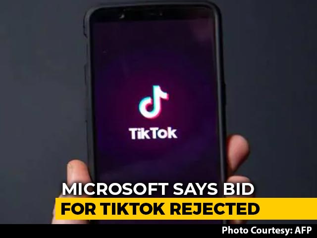 Microsoft Says Its TikTok Buyout Offer Rejected