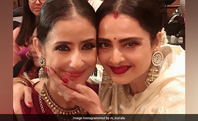 "In Awe Of This Beautiful Soul": Manisha Koirala Revisits "Fangirl Moment" With Rekha