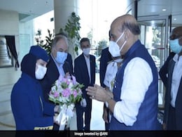 Defence Minister Rajnath Singh Arrives In Iran Defence Minister Rajnath Singh Arrives In Iran
