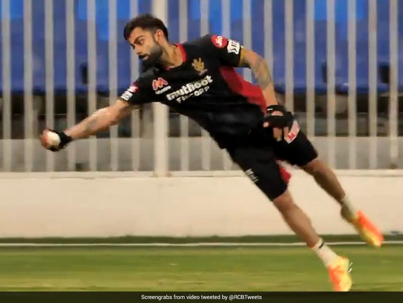 "Running Out Of Things To Say, Skip": Awestruck RCB Share Video Of Virat Kohli Taking Diving Catch In Practice
