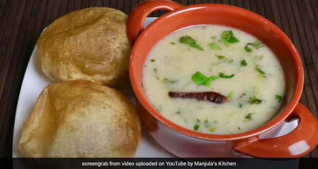 Potato Soup <i>(Aloo Kadhi)</i> Recipe - A Comforting Meal That Can Be Made In Less Than 30 Min