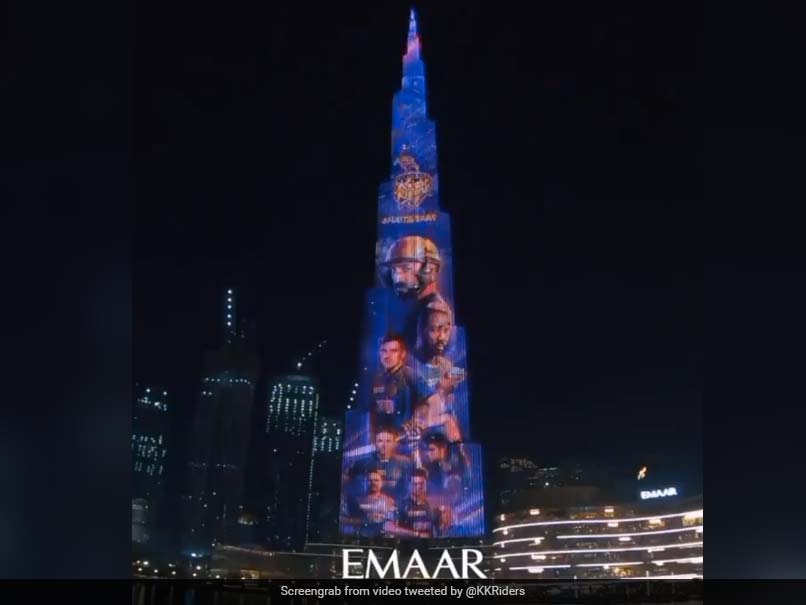 IPL 2020, KKR vs MI: Burj Khalifa Lights Up In KKR Colours. Watch