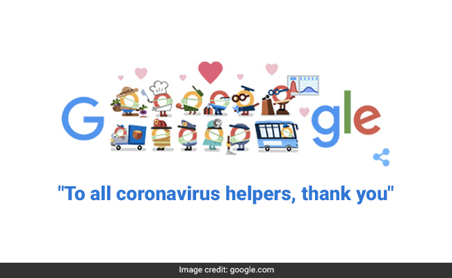 Google Doodle Thank You Coronavirus Helpers Doodle Launches Series To Honour Frontline Workers