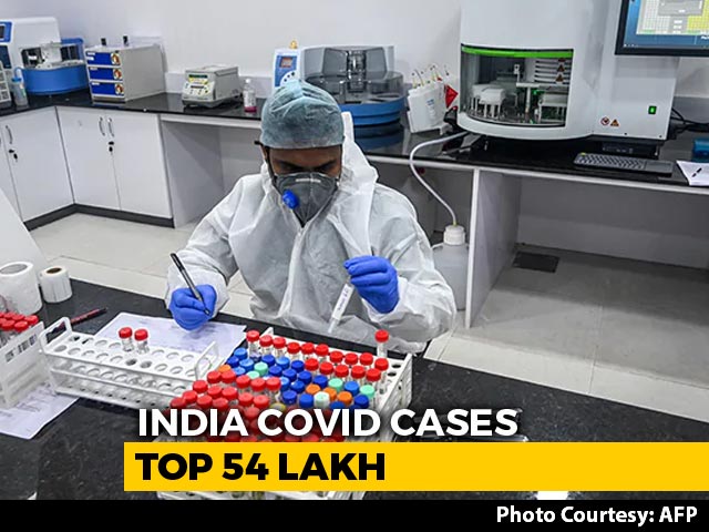 India's Covid Tally Passes 54-Lakh Mark, 92,605 New Cases In A Day
