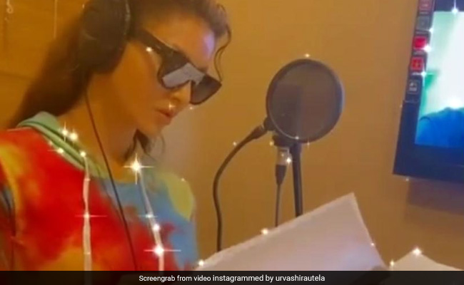 उर्वशी रौतेला ने ‘ थिरुट्टू पेले 2’ के हिंदी रीमेक के लिए डबिंग की स्टार्ट