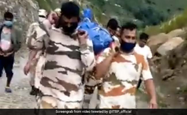 ITBP Soldiers Walk 25 kms In 8 Hours To Carry Local's Body In Uttarakhand