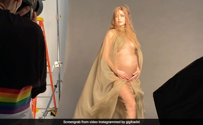 ICYMI: Gigi Hadid Being Her Stunning Self In Viral Maternity Photoshoot