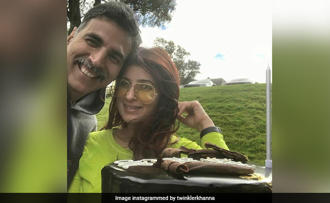 Akshay Kumar's Small Birthday Celebration Had A Big Cake; Twinkle Khanna Shared Pics