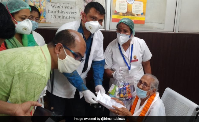 Assam Woman, 100, Beats Covid, Praises Himanta Sarma On Covid Fight