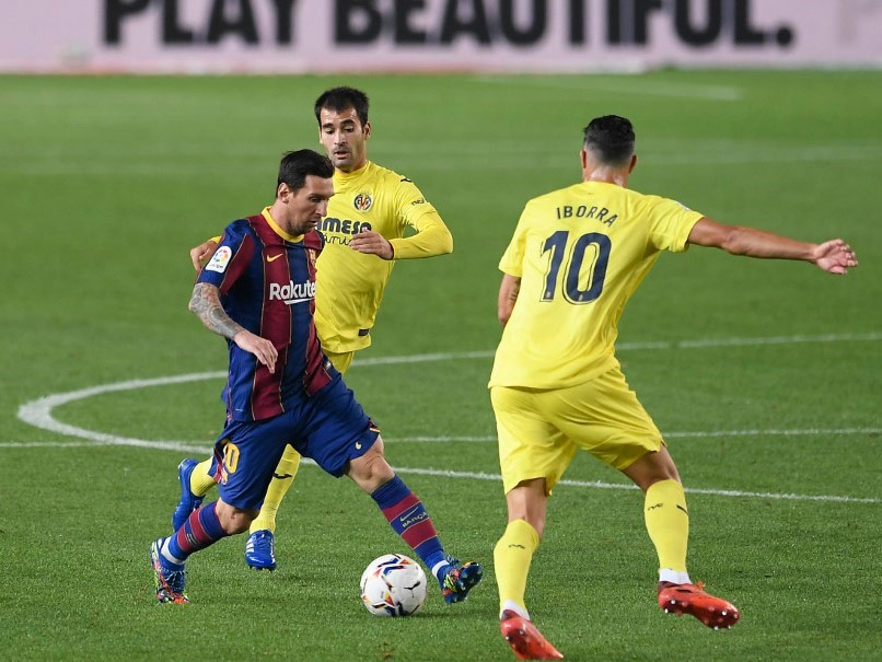 Lionel Messi Scores In First Game Since Transfer Dispute As Barcelona Thump Villarreal