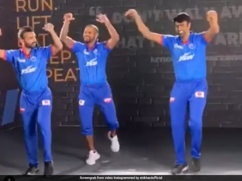 IPL 2020: Shikhar Dhawan Teaches "Few Punjabi Steps" To Ravichandran Ashwin, Ajinkya Rahane. Watch