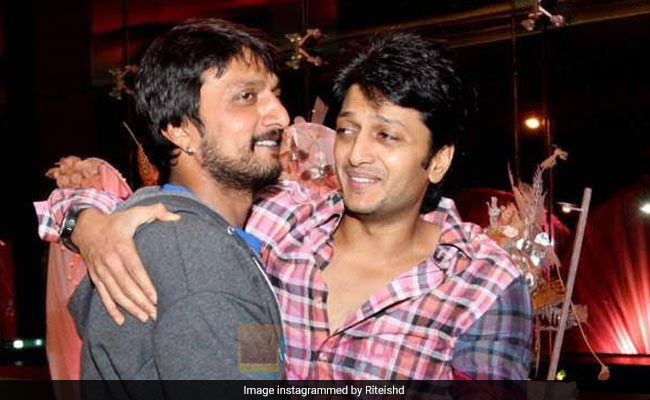 To Birthday Boy Kiccha Sudeep, A "Big Hug" From Riteish Deshmukh
