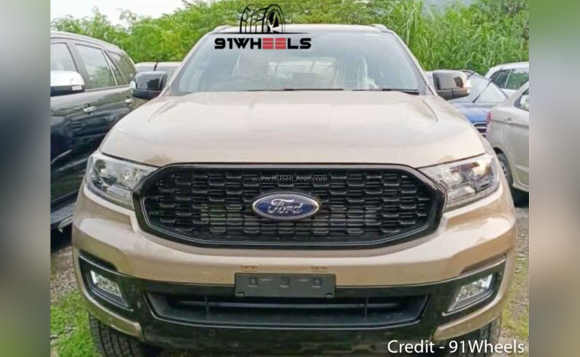 Ford Endeavour Sport Edition Spotted At Dealership Yard Ford Endeavour Sport Edition Spotted At Dealership Yard