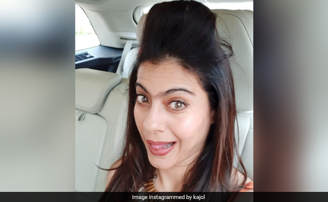 Kajol Is 'Too Glam To Give A Damn' When Her Hair Rollers Are Busy At Work