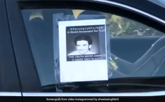 सुशांत सिंह राजपूत के लिए कैलिफोर्निया में निकली कार रैली, बहन श्वेता ने शेयर किया Video