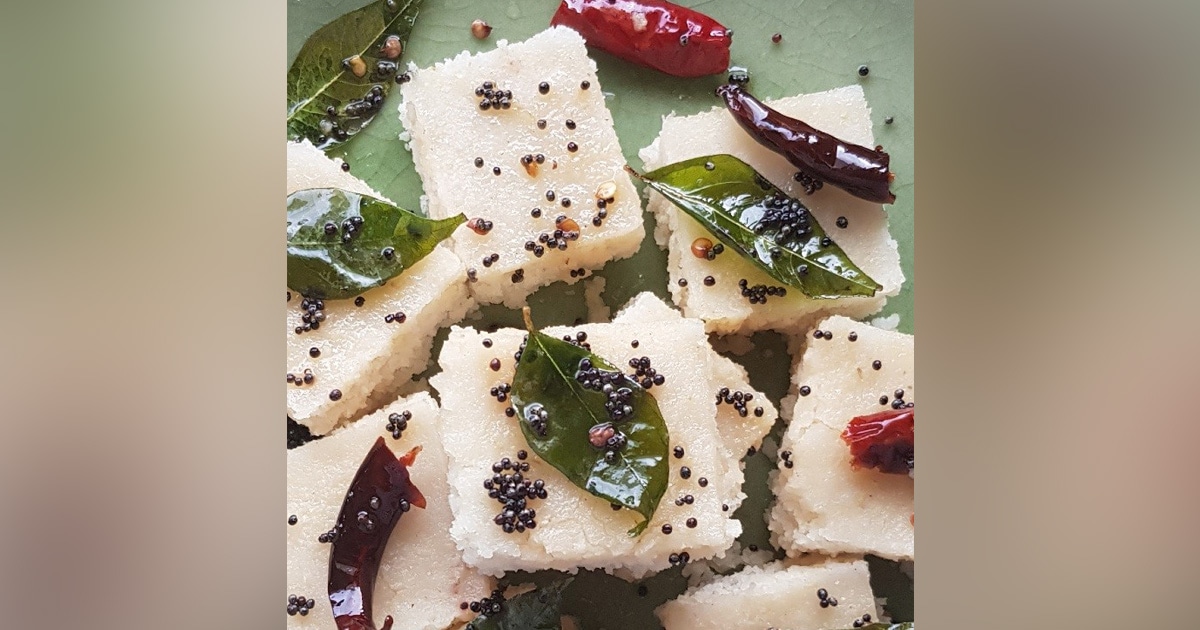 Quick And Easy Rice Dhokla Recipe