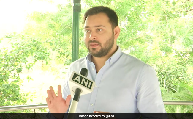 Ahead Of Bihar Election, Tejashwi Yadav's "<i>Atmanirbhar</i>" Jibe At BJP Bihar Campaign