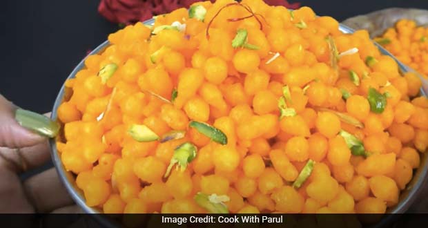 Watch: Instant Sweet <i>Boondi</i> Recipe That You Can Make With Leftover Sugar Syrup In Just 5 Minutes
